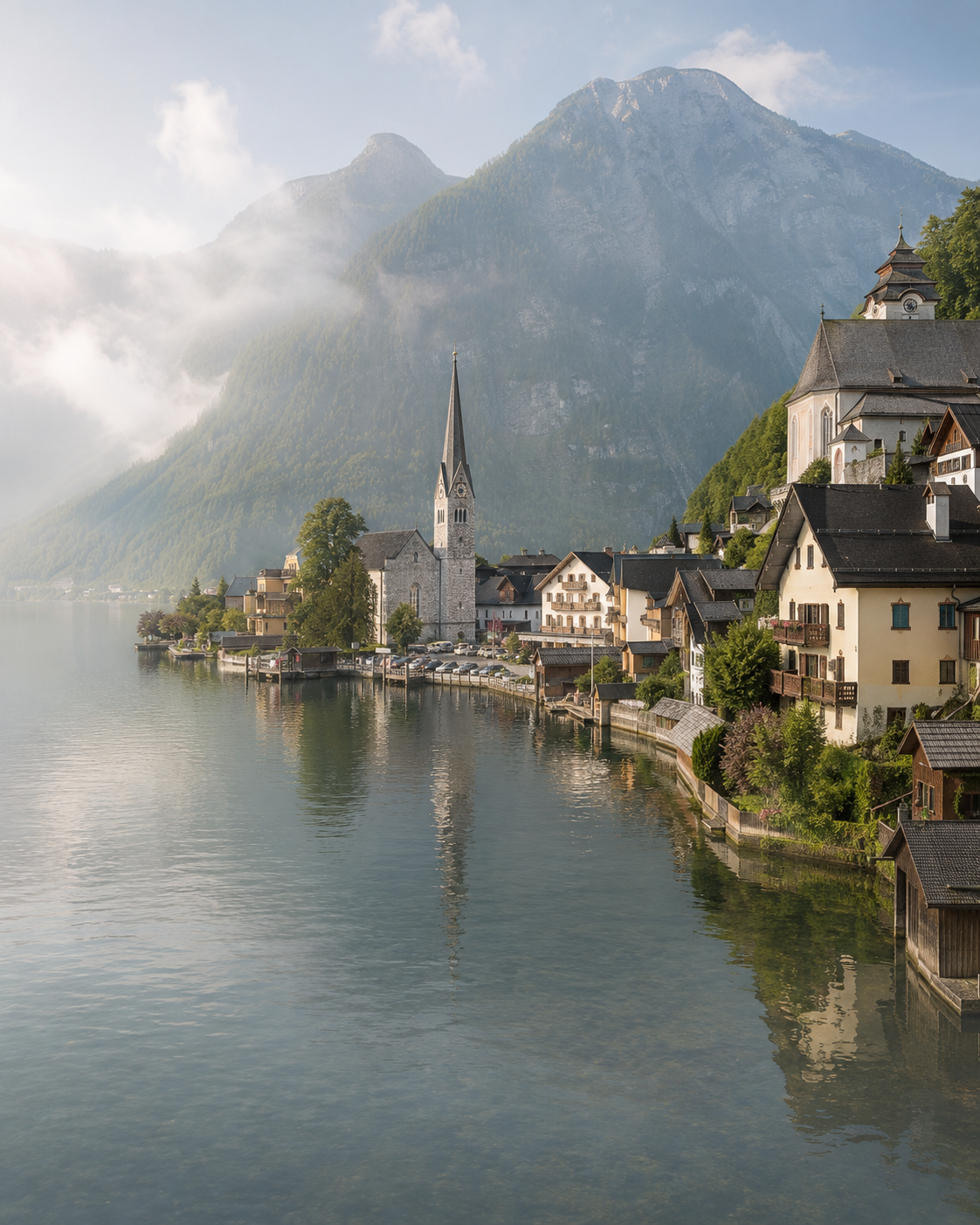 Hallstatt lakeside village