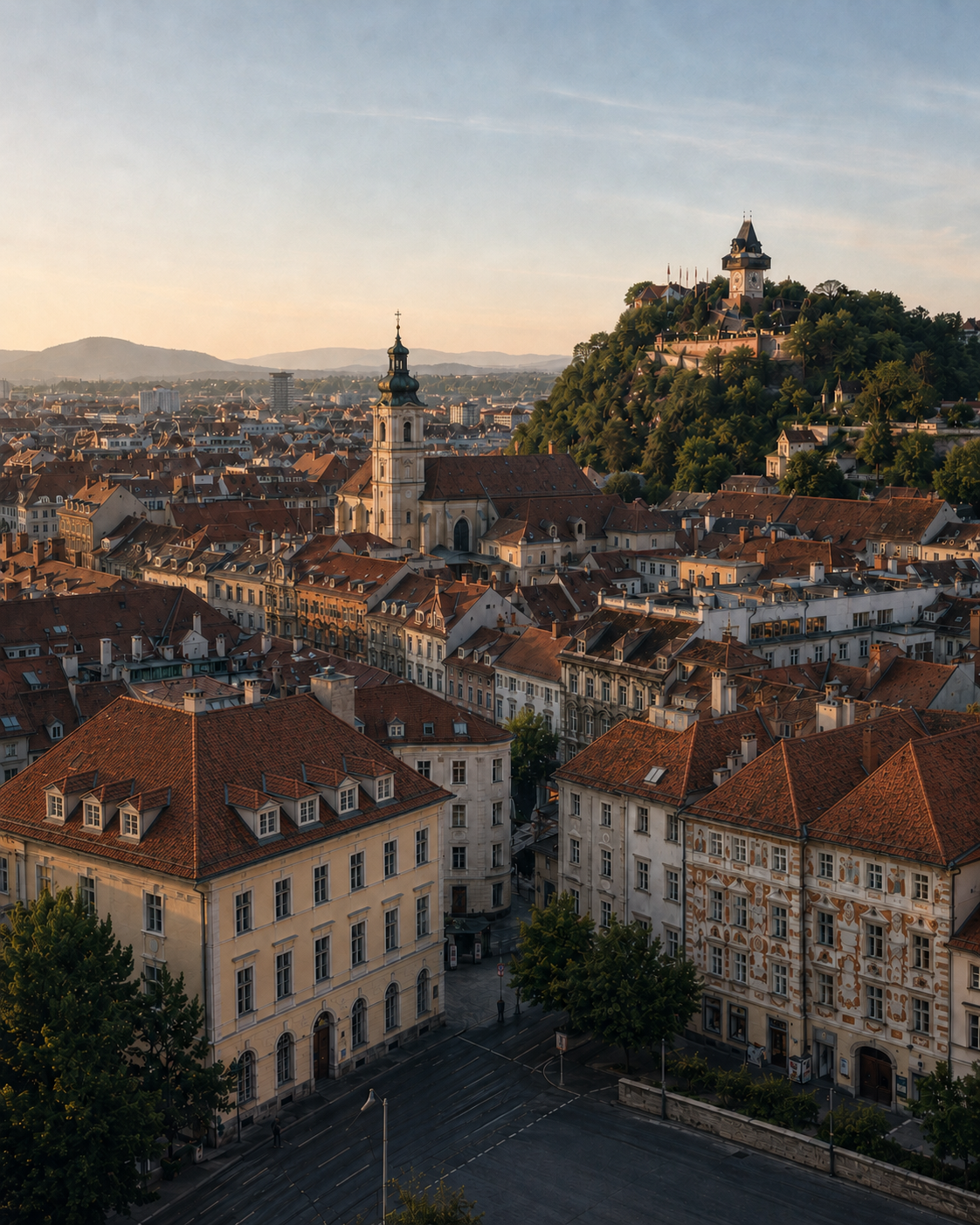 Graz cityscape