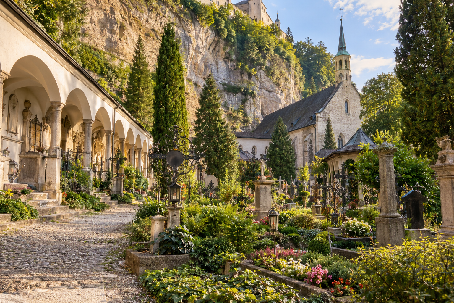 St Peter's Cemetery in Salzburg