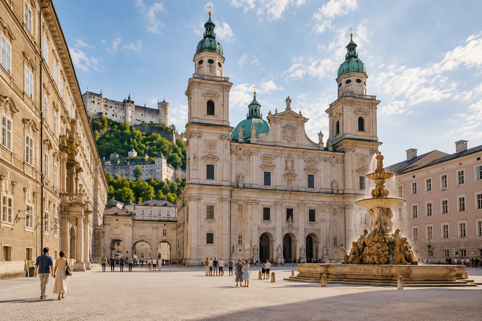 Salzburg Cathedral and DomQuartier