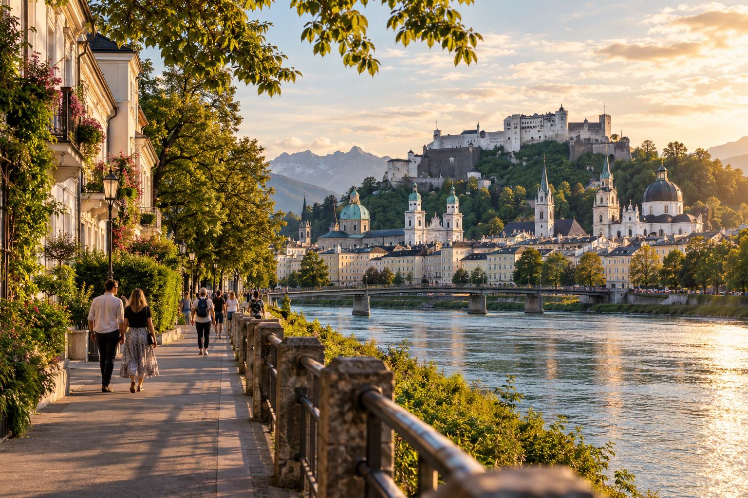 Mülln neighborhood in Salzburg